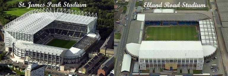St. James Park & Elland Road stadiums